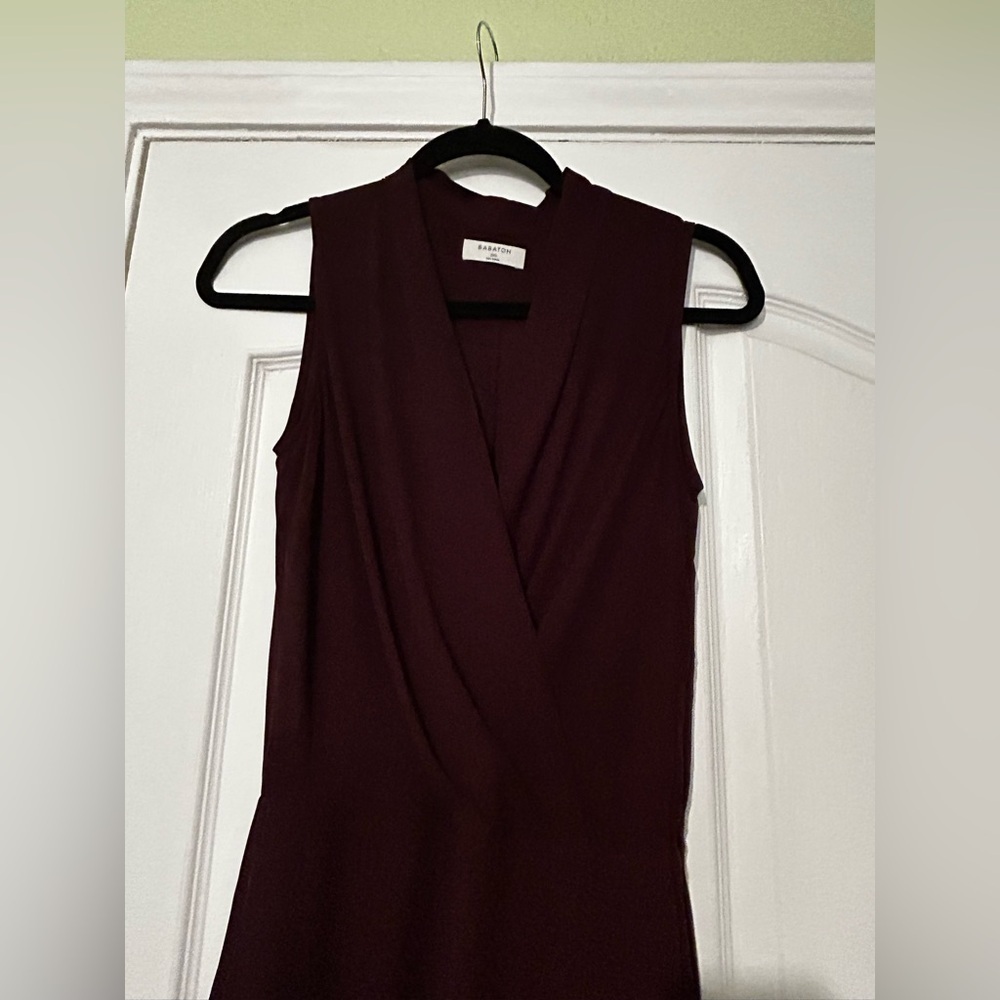 Babaton Aritzia holiday Phoenix Dress maroon sz 00